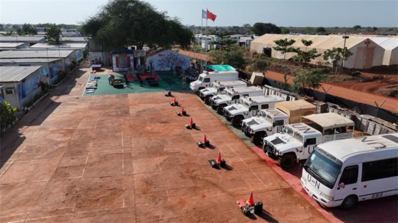 分队迎接核查准备。陆振宝摄