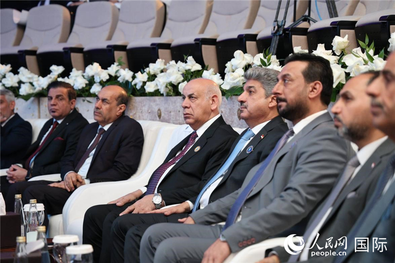 伊拉克举办旅游主题大会场景。人民网伊纳斯·易卜拉欣摄