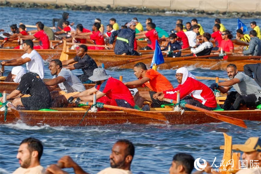 齐头并进。人民网 塔里克·易卜拉欣摄
