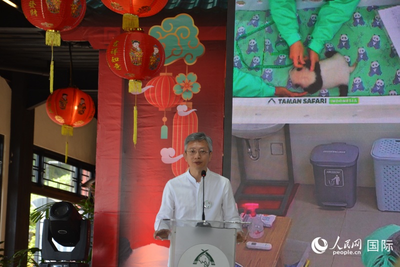 王鲁彤大使致辞 人民网记者 李培松摄