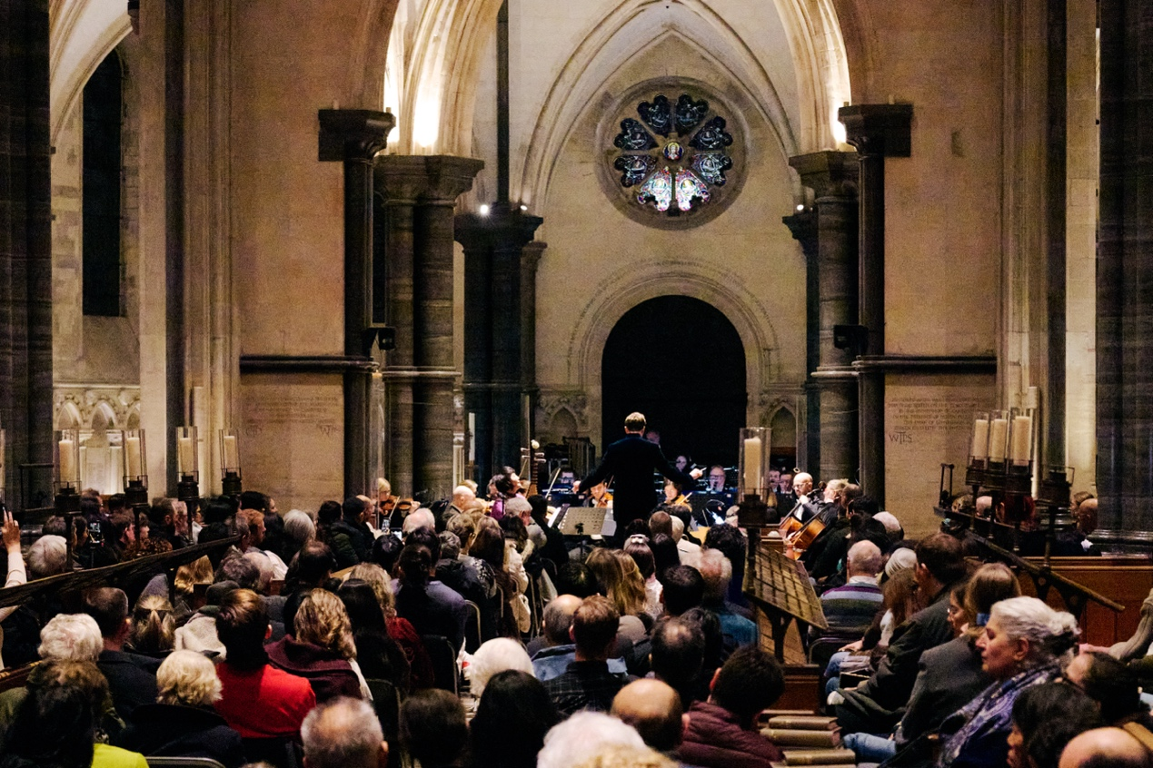 音乐会现场。杨浩鹏摄