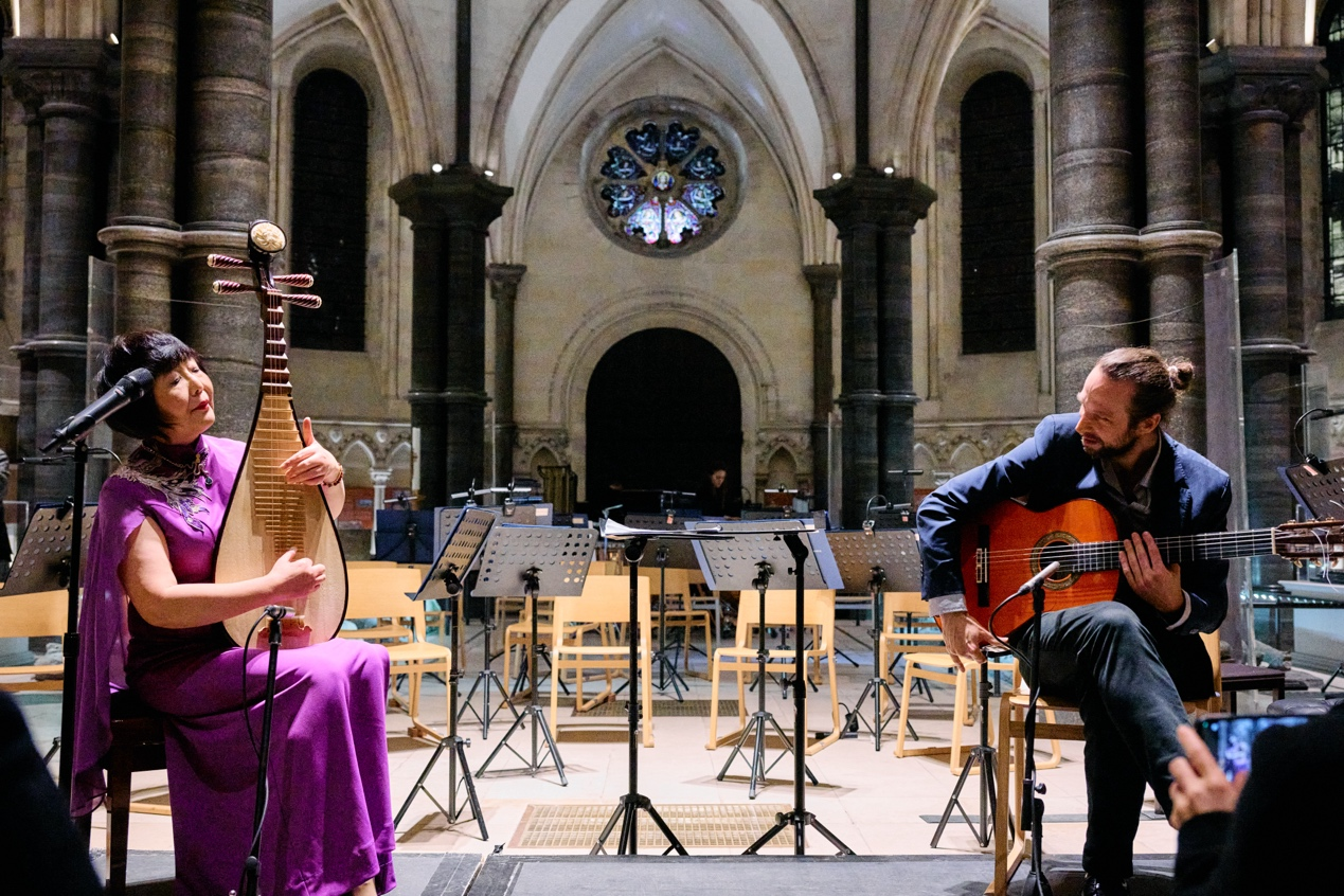 音乐会现场。 杨浩鹏摄