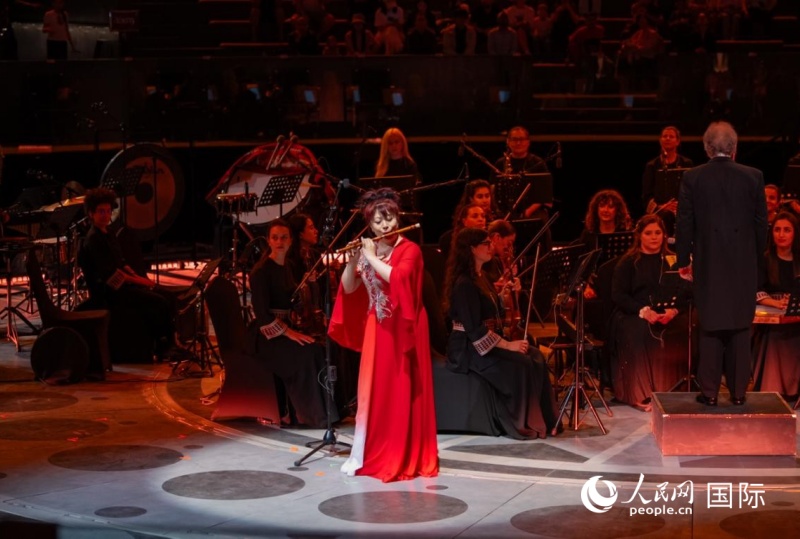 当晚，大巡游活动在中阿艺术家联袂演出的新春音乐会中落下帷幕。（人民网杰勒德·阿勒费尔参与采写）