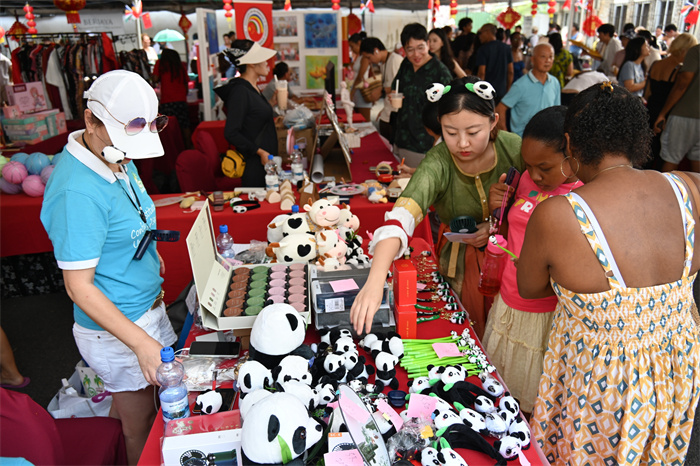 庙会现场。中国驻塞舌尔使馆供图