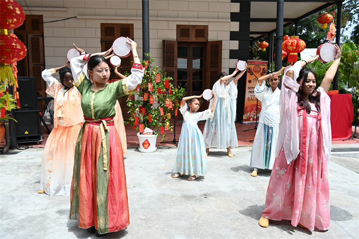 庙会现场。中国驻塞舌尔使馆供图