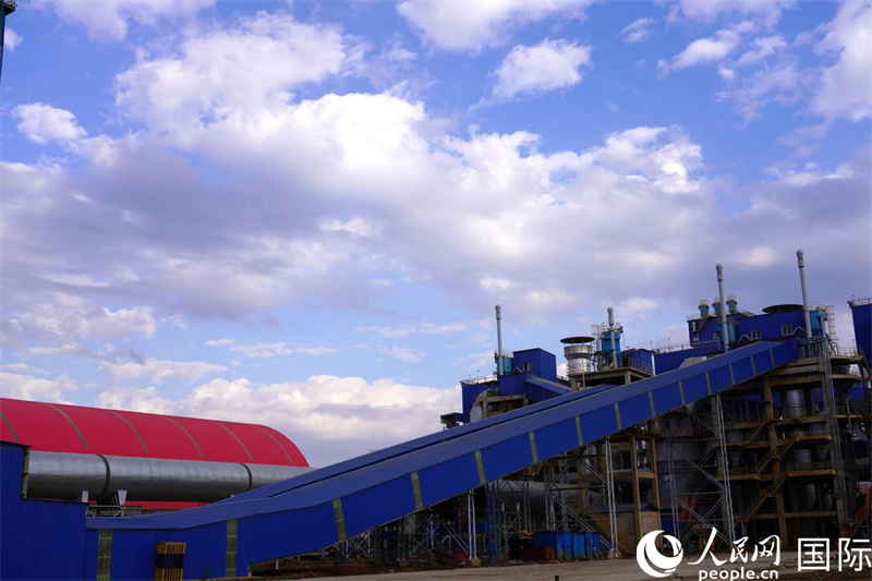 莱米国家水泥厂一角。人民网记者 黄炜鑫摄