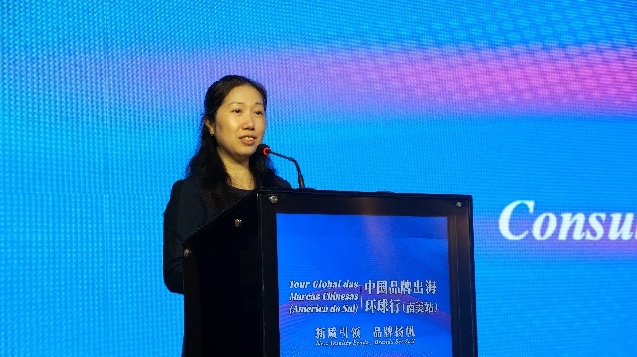 中国驻圣保罗总领馆副总领事张希致辞。活动主办方供图