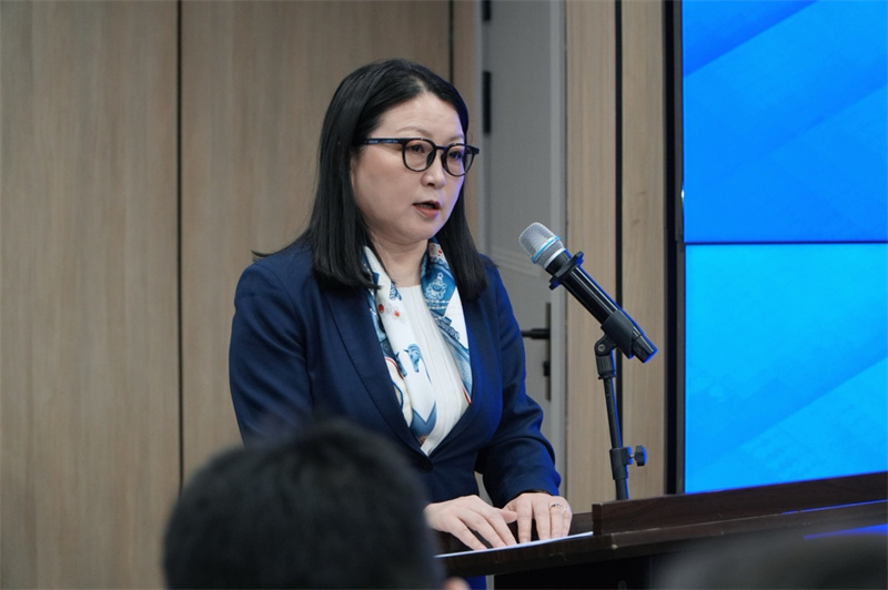 蒙古国经济发展部副部长达瓦苏荣致辞。张鼎文摄