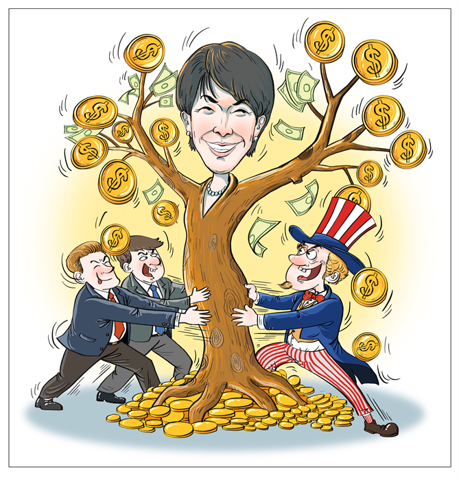 漫画作者：谭希光（人民网版权图片，未经授权请勿转载）