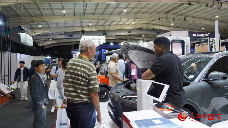 展会现场。人民网 张茜摄