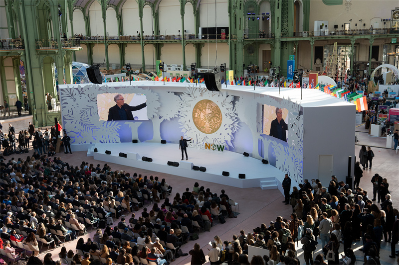 “中国绿色方案”集体亮相巴黎。  主办方供图 