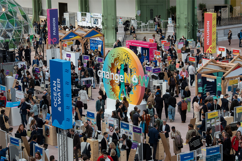 “中国绿色方案”集体亮相巴黎。 主办方供图