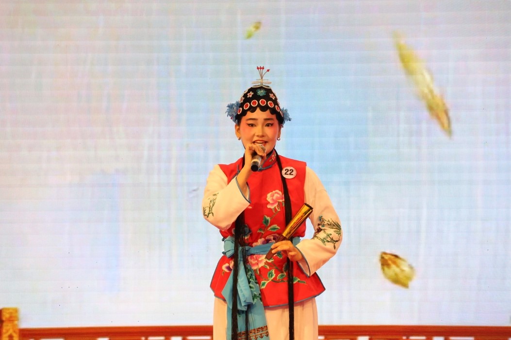 图为比赛现场。蒙古国立大学孔子学院供图。