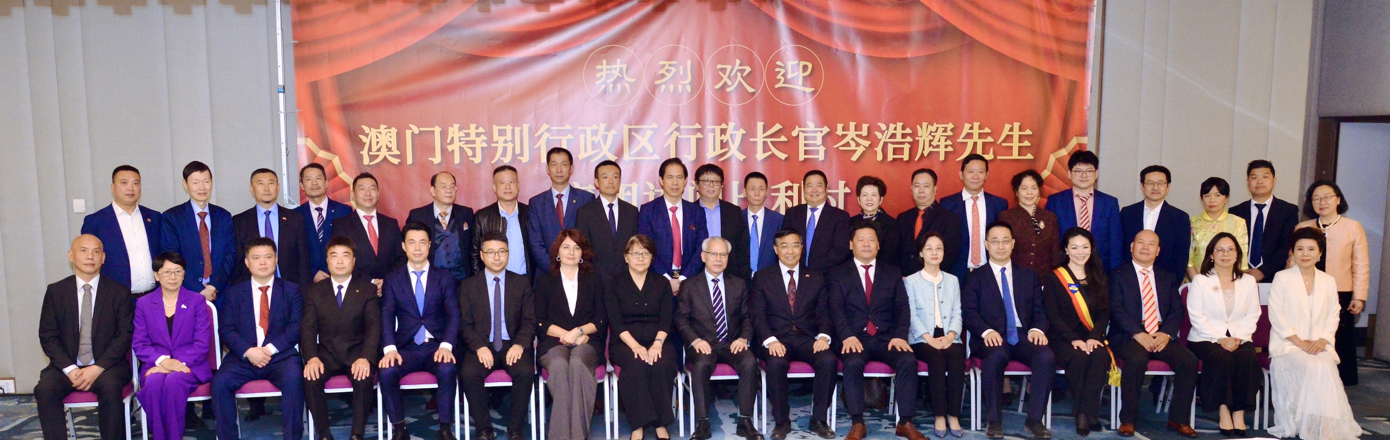 图为活动现场。比利时中国和平统一促进会供图