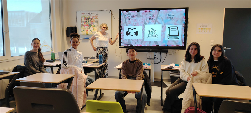 图为活动现场。鲁汶孔子学院供图
