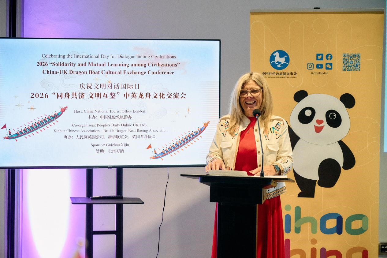 英国Zink龙舟队代表简·柯克·巴格肖分享。杨浩鹏摄影