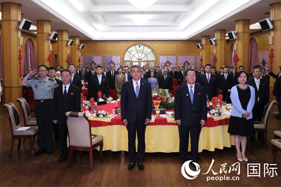 6月17日,中国驻朝鲜使馆举办庆祝“文明对话国际日”招待会。 人民网记者 刘融摄