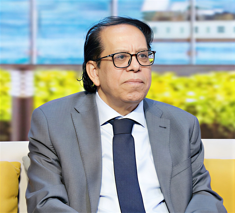 图为埃及外交事务委员会成员、埃及埃中商会秘书长迪亚·赫尔米。受访者供图