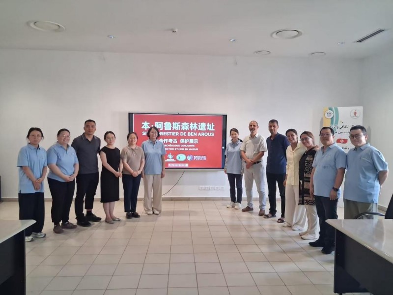 中突联合考古团队专家合影。突尼斯国家文化遗产研究院供图