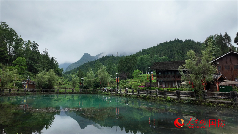 土家族村落云舍村的风景。人民网记者 常沙摄