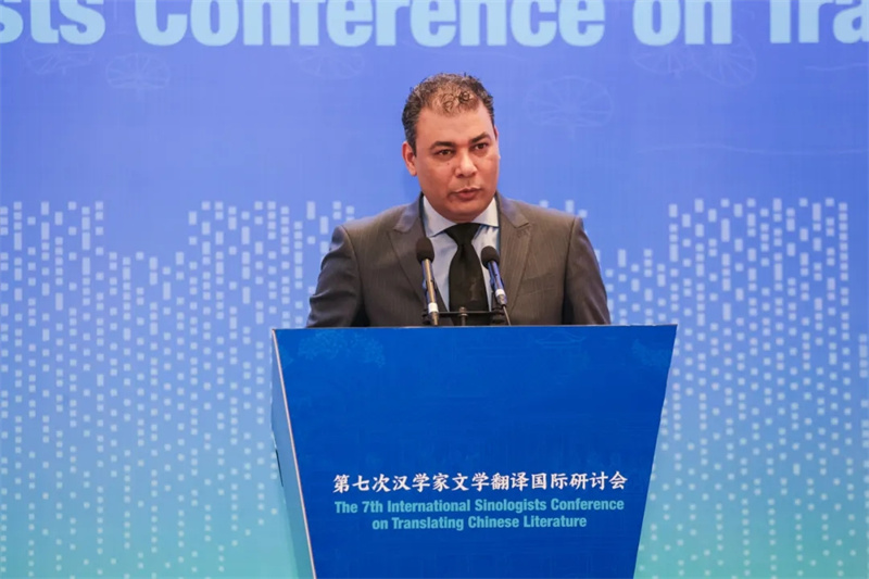 图为埃及汉学家、希克迈特文化产业集团总裁艾哈迈德·赛义德。资料图