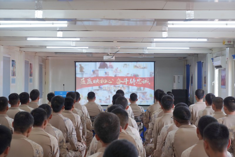 故事会现场。维和部队供图