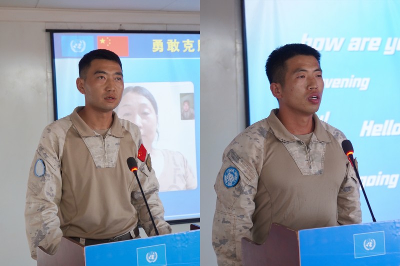 故事会现场。维和部队供图