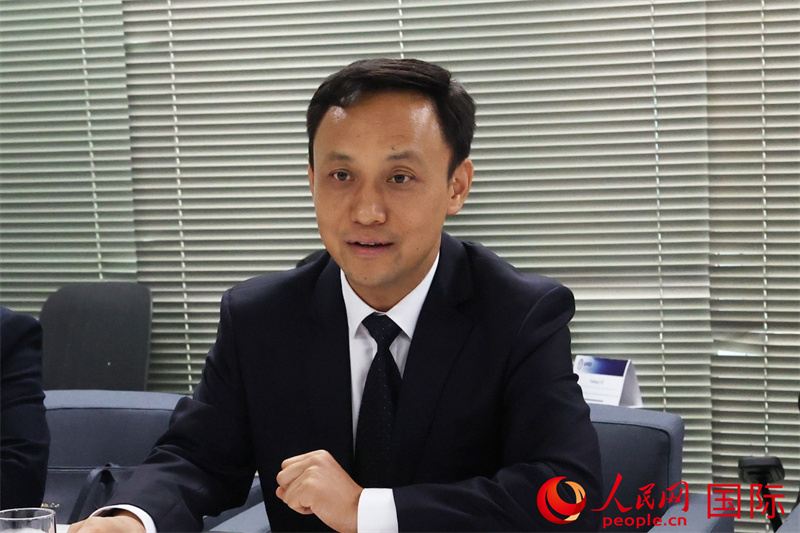中国教育出版传媒集团纪委书记李智发在活动上致辞。人民网记者 陈海琪摄