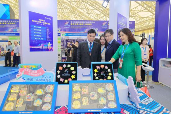 图为第35届越南国际贸易博览会现场。（东博会秘书处供图）